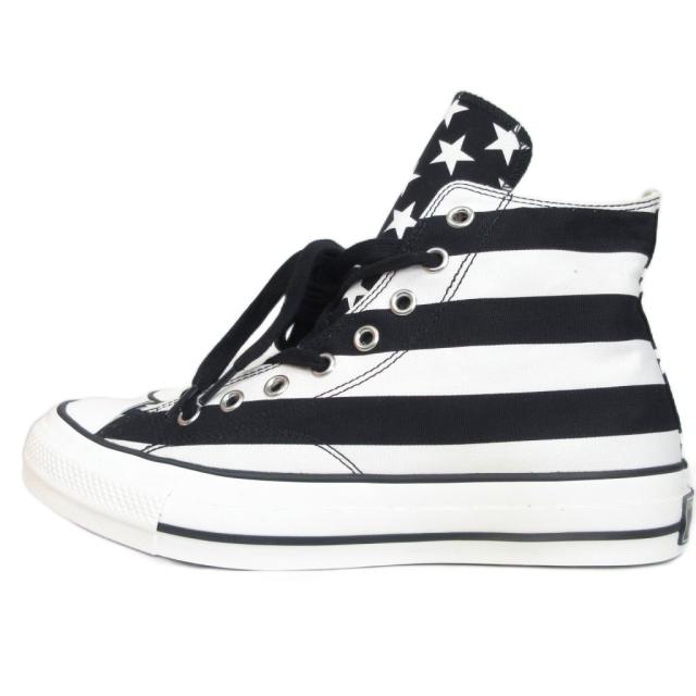 【中古】未使用 タグ付き コンバース CONVERSE JAPAN ADDICT TCUCK TAYLOR HI 1CL881 チャックテイラー US9 27.5cm 白 黒