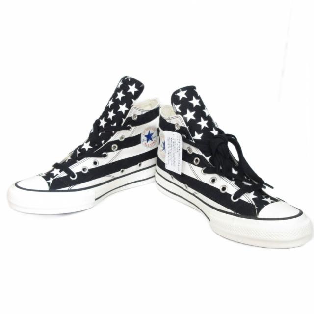 【中古】未使用 タグ付き コンバース CONVERSE JAPAN ADDICT TCUCK TAYLOR HI 1CL881 チャックテイラー US9 27.5cm 白 黒