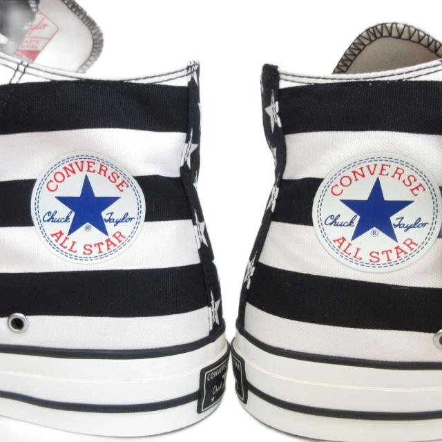 【中古】未使用 タグ付き コンバース CONVERSE JAPAN ADDICT TCUCK TAYLOR HI 1CL881 チャックテイラー US9 27.5cm 白 黒