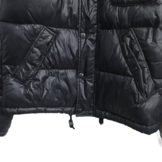 【中古】ディーゼル DIESEL 美品 中綿ジャケット パフジャケット ワッペン L 黒 ブラック メンズ_4