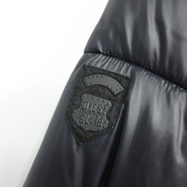 【中古】ディーゼル DIESEL 美品 中綿ジャケット パフジャケット ワッペン L 黒 ブラック メンズ_5