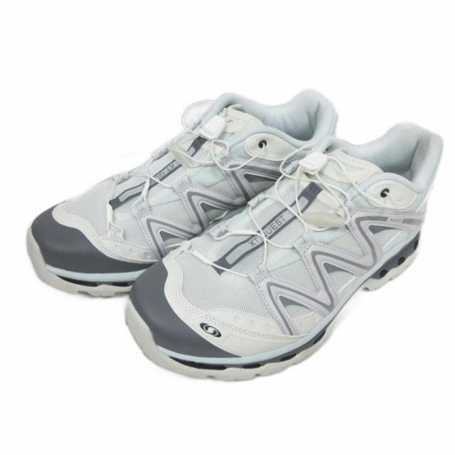 【中古】サロモン Salomon 美品 ACE PRO スニーカー ローカット 27.5 US10.5 白 ホワイト 246155 メンズ