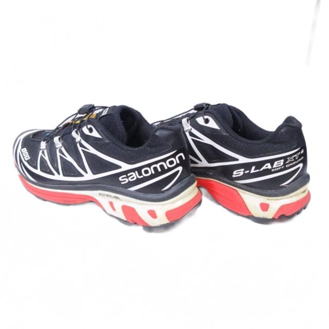 【中古】サロモン Salomon XT-6 ADV. 407601 スニーカー ロゴ ローカット 27cm 黒 ブラック 系 1215 メンズ_1
