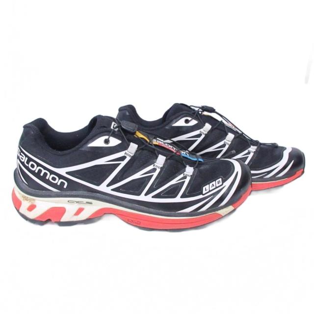 【中古】サロモン Salomon XT-6 ADV. 407601 スニーカー ロゴ ローカット 27cm 黒 ブラック 系 1215 メンズ_3
