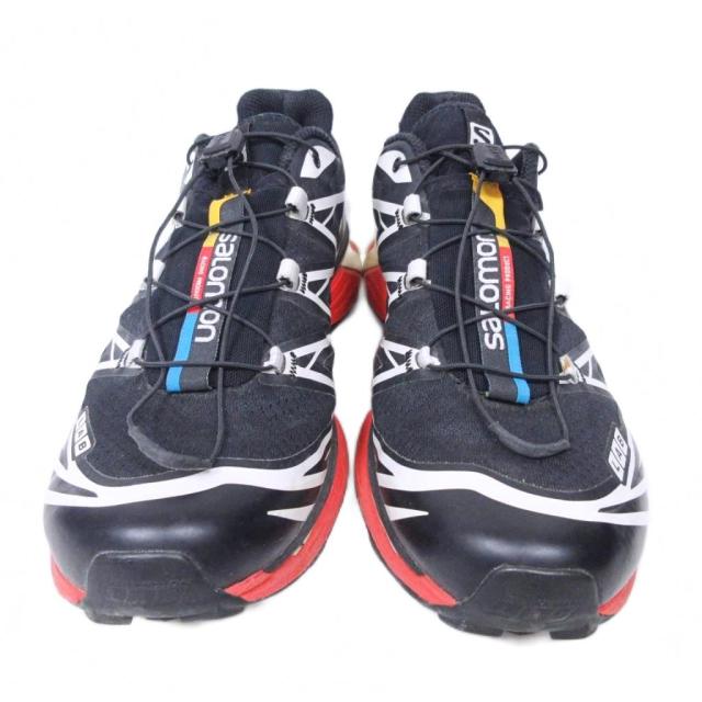 【中古】サロモン Salomon XT-6 ADV. 407601 スニーカー ロゴ ローカット 27cm 黒 ブラック 系 1215 メンズ_4