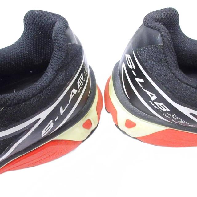 【中古】サロモン Salomon XT-6 ADV. 407601 スニーカー ロゴ ローカット 27cm 黒 ブラック 系 1215 メンズ_7
