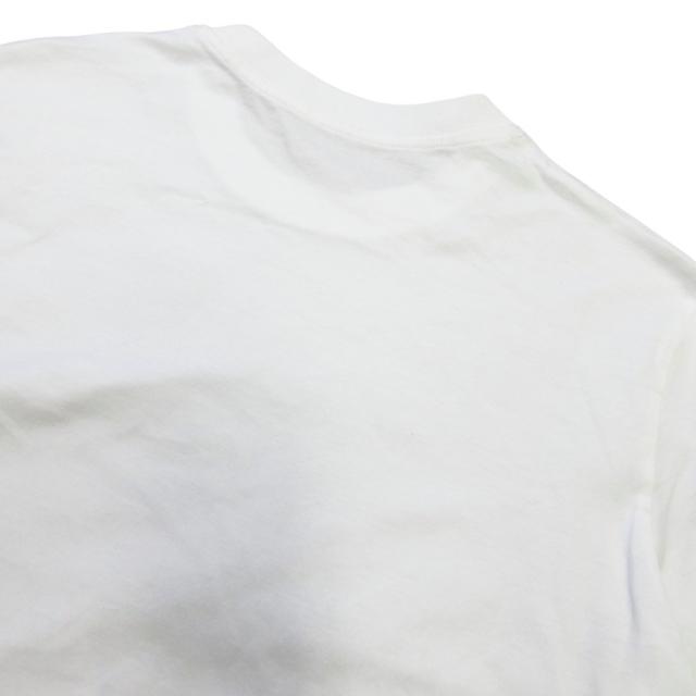 【中古】プラダ PRADA 極美品 トライアングルロゴ ポーチ付き 切替 Tシャツ 半袖 プレート XS 白 ホワイト ■MNK4_4