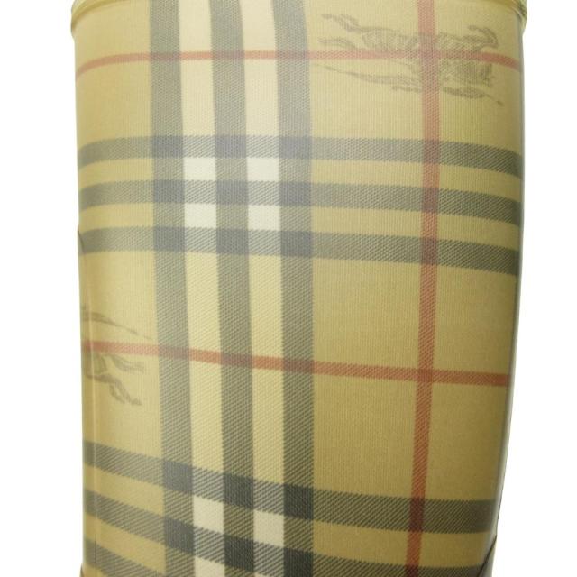 【中古】バーバリー BURBERRY レインブーツ ロング シューズ 長靴 ノバチェック 37 24.0cm ベージュ 0122 ■MNK4_6