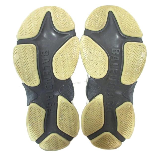 【中古】バレンシアガ BALENCIAGA トリプルS Triple S トリエス ダッドスニーカー シューズ メッシュ レザー 39