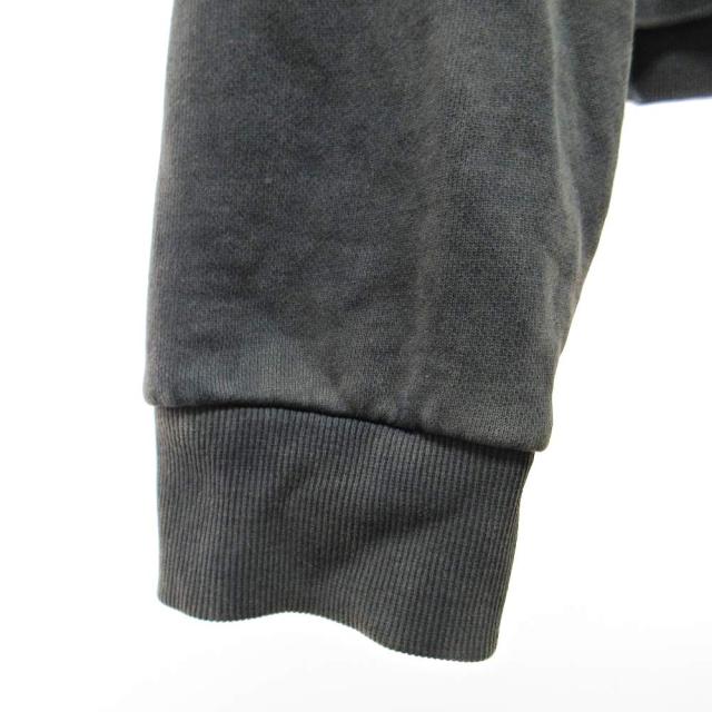 【中古】エンタイアスタジオ entire studio ES2106 FULLZIP フルジップ パーカー スウェット ウォッシュドブラック M_7