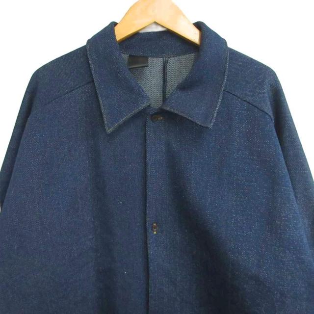 【中古】ミスターハリウッド N.HOOLYWOOD ショートスリーブシャツ デニムシャツ 4B インディゴブルー 38 メンズ_2