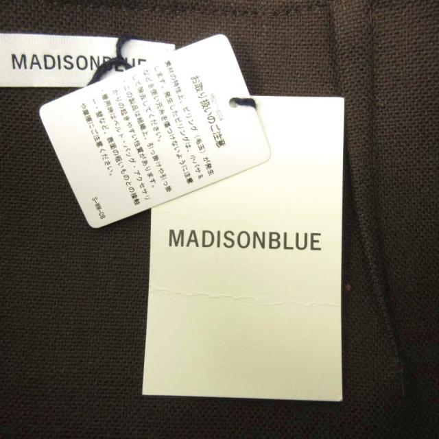 【中古】未使用品 マディソンブルー MADISONBLUE タグ付き 21SS WRAP SK REVER リバーラップスカート S 茶 ブラウン_5