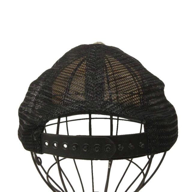 【中古】クロムハーツ CHROME HEARTS トラッカーキャップ メッシュ ロゴ 黒 ブラック 白 ホワイト IBO92 メンズ_3