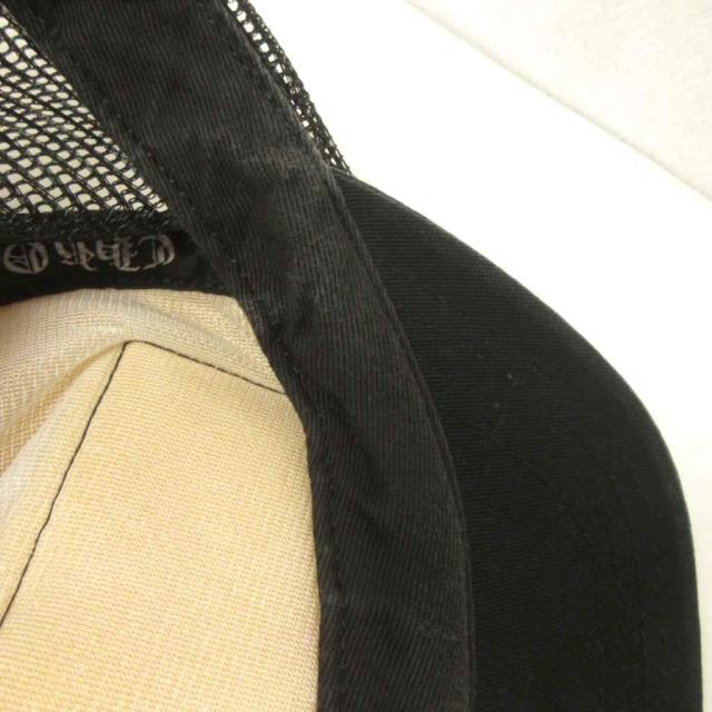 【中古】クロムハーツ CHROME HEARTS トラッカーキャップ メッシュ ロゴ 黒 ブラック 白 ホワイト IBO92 メンズ_7