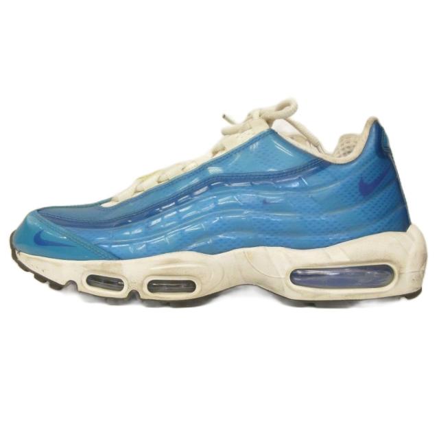 【中古】ナイキ NIKE × ヘロン プレストン Air Max 720/95 By You スニーカー シューズ 28cm ライトブルー
