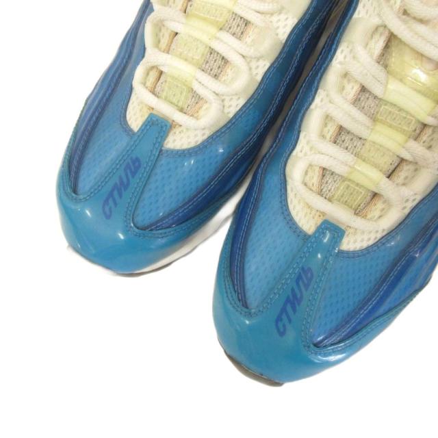 【中古】ナイキ NIKE × ヘロン プレストン Air Max 720/95 By You スニーカー シューズ 28cm ライトブルー
