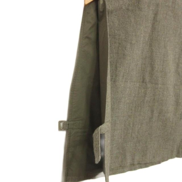 【中古】未使用品 OLDJOE タグ付き 24AW SLIT-SIDE GENTS VEST ベスト ジレ FANCY HERRINGBONE Vネック 38 グレー_3