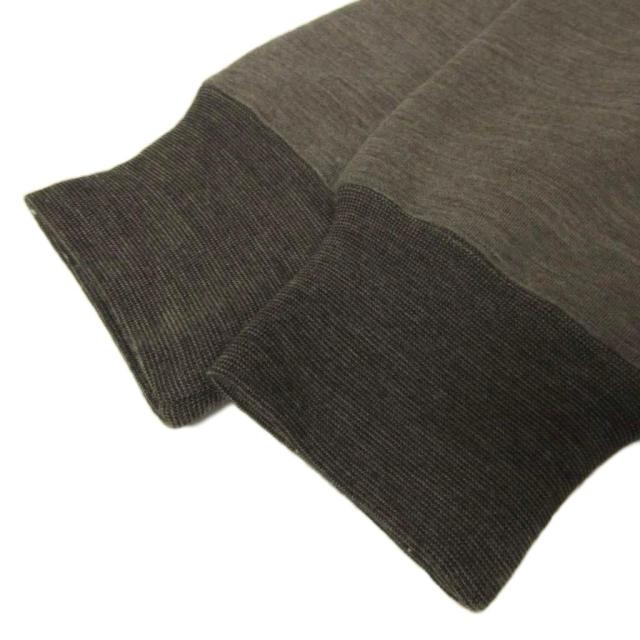 【中古】未使用品 OLDJOE タグ付き 24AW CREW-NECK ATHLETIC TOPS スウェット 裏起毛 両V 38 COFFEE BROWN_3