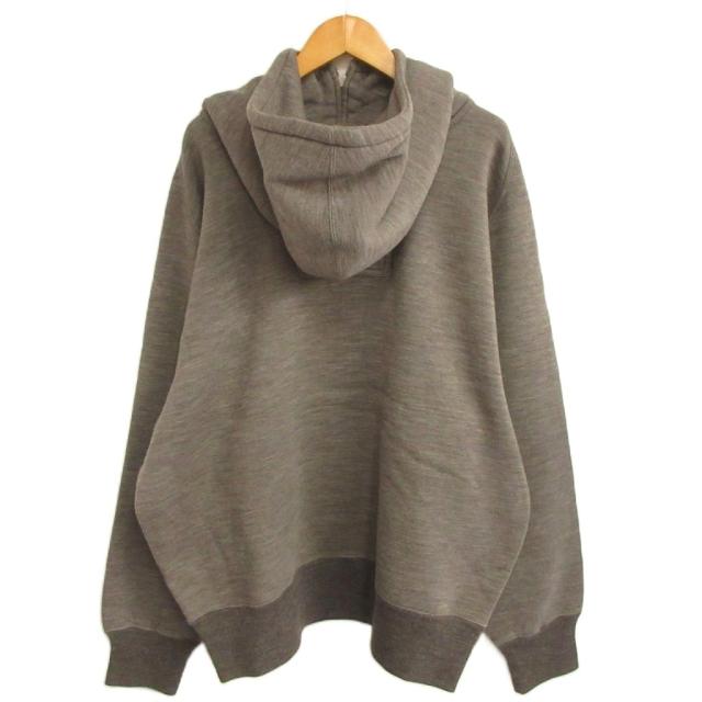 【中古】未使用品 OLDJOE タグ付き 24AW QUATER ZIP ATHLETIC HOODIE ハーフジップパーカー裏起毛 M COFFEE BROWN_1
