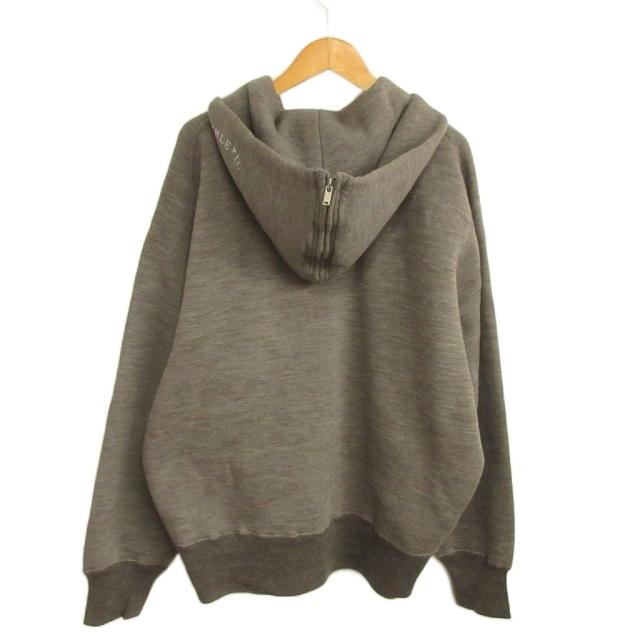 【中古】未使用品 OLDJOE タグ付き 24AW ZIP-FRONT ATHLETIC HOODIE ジップパーカー 36 COFFEE BROWN ■BL4 メンズ_1