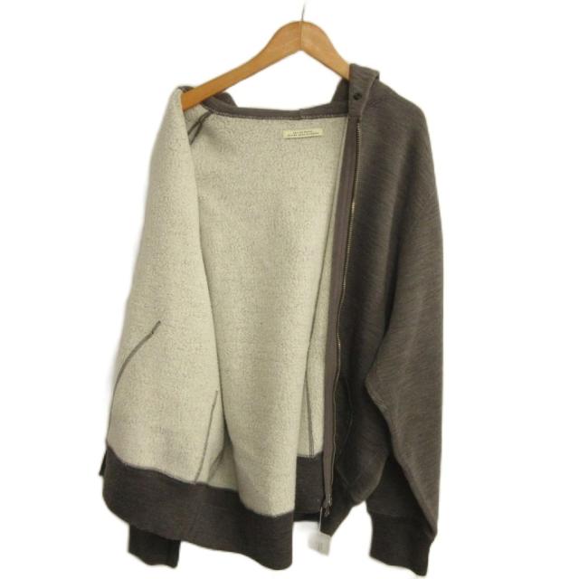 【中古】未使用品 OLDJOE タグ付き 24AW ZIP-FRONT ATHLETIC HOODIE ジップパーカー 36 COFFEE BROWN ■BL4 メンズ_2