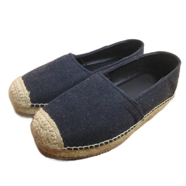 【中古】未使用品 OLDJOE ×スイコック SUICOKE タグ付き 21SS DENIM ESPADRILLE エスパドリーユ サンダル 10 INDIGO