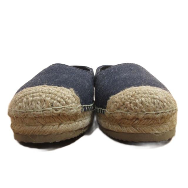 【中古】未使用品 OLDJOE ×スイコック SUICOKE タグ付き 21SS DENIM ESPADRILLE エスパドリーユ サンダル 10 INDIGO