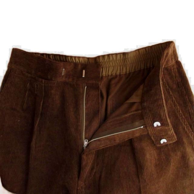 【中古】未使用品 オールドジョー OLDJOE タグ付き 25SS GATHERING-WAIST SPORTING SHORTS コーデュロイ ショーツ_2