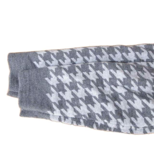 【中古】ディオール Dior カーディガン ウール クルーネック ロゴ 千鳥格子 12 グレー キッズ_2