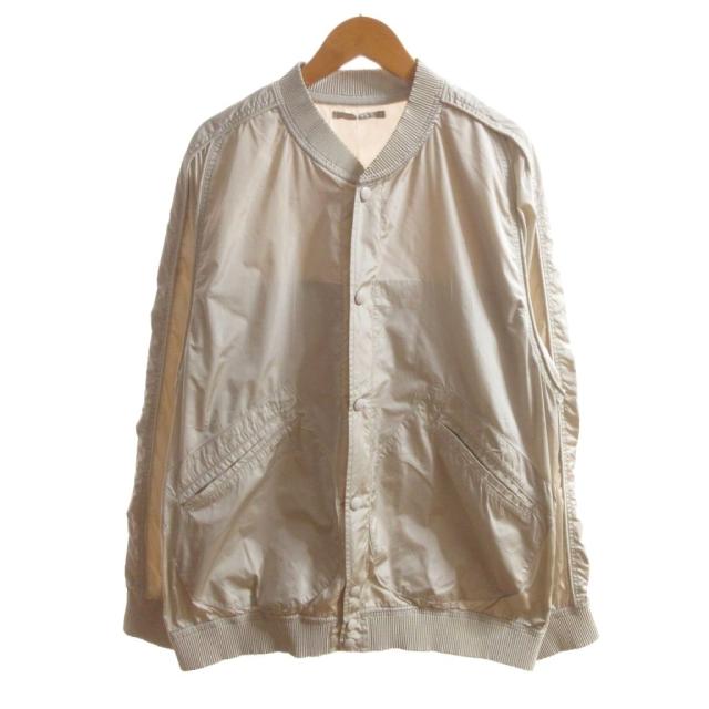 【中古】未使用品 オールドジョー OLDJOE タグ付き 25SS ELLIOTT WARM-UP JACKET ブルゾン ジャケット IVORY 40 /HW■BL4 メンズ
