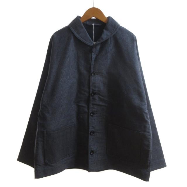 【中古】未使用品 OLDJOE タグ付き 24AW SHAWL COLLAR CHORE JACKET チョアジャケット 38 NOCTURNE STRIPE ■BL4