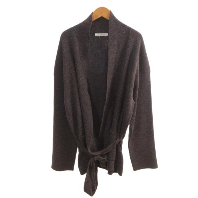 【中古】未使用品 オールドジョー OLDJOE タグ付き 25SS BOUCLE HAORI GAWN ガウン カーディガン COFFEE 40 /HW