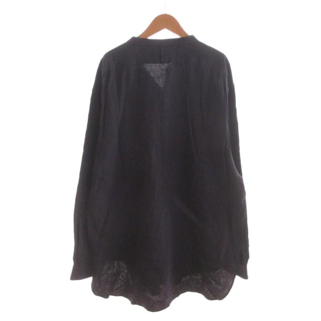 【中古】未使用品 OLDJOE タグ付き 25SS BAND COLLAR LONG TAIL SHIRTS 長袖シャツ M NOCTURNE STRIPE ■BL4 メンズ_1