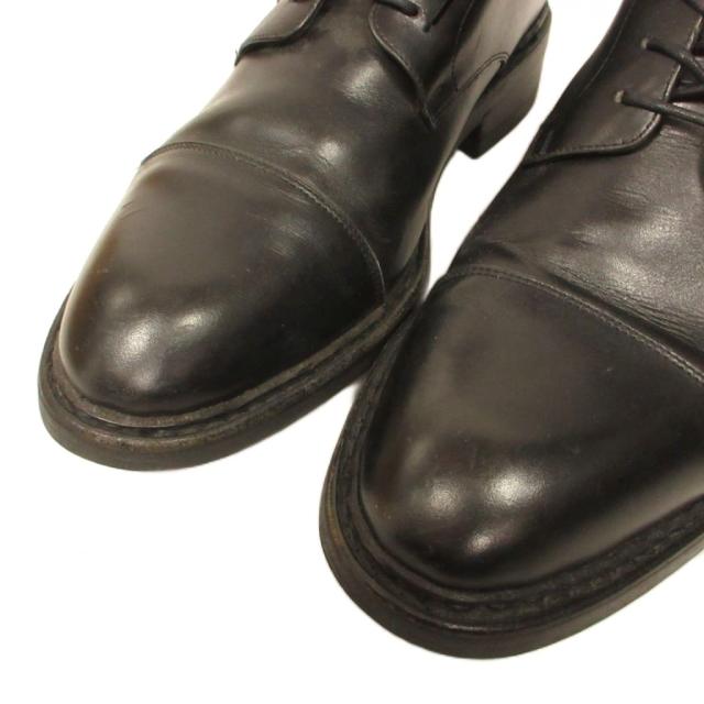 【中古】パラブーツ Paraboot レースアップブーツ ストレートチップ UK6.5 黒 ブラック IBO92 メンズ