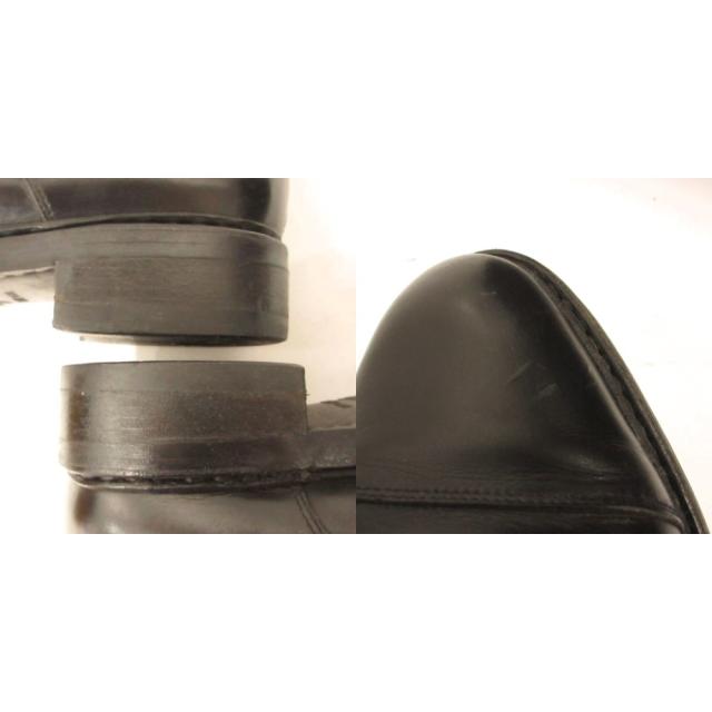 【中古】パラブーツ Paraboot レースアップブーツ ストレートチップ UK6.5 黒 ブラック IBO92 メンズ
