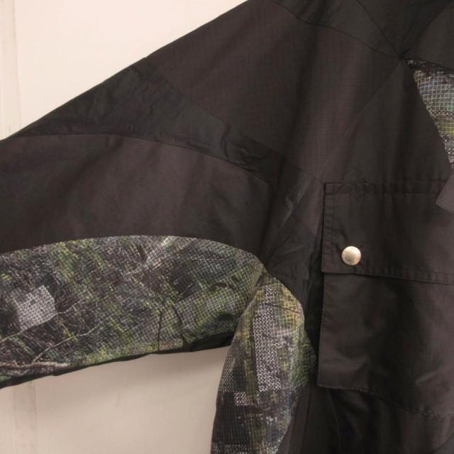 【中古】ファセッタズム FACETASM 23SS FOREST MODS COAT モッズコート チンストラップ 4 緑 グリーン 黒 ブラック_3