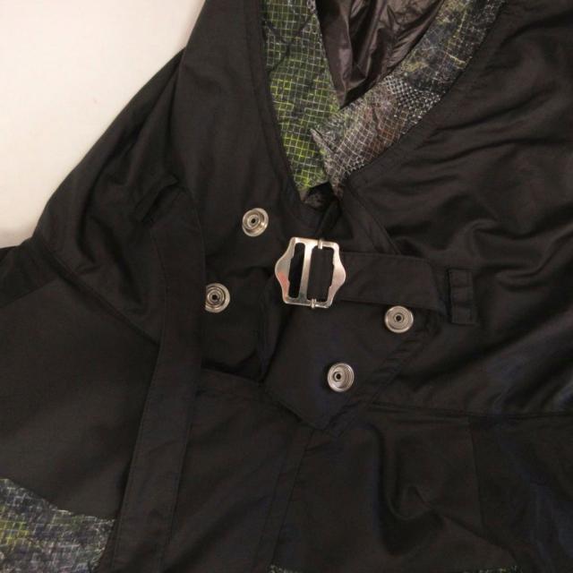 【中古】ファセッタズム FACETASM 23SS FOREST MODS COAT モッズコート チンストラップ 4 緑 グリーン 黒 ブラック_5