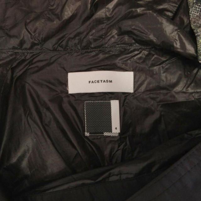 【中古】ファセッタズム FACETASM 23SS FOREST MODS COAT モッズコート チンストラップ 4 緑 グリーン 黒 ブラック_8