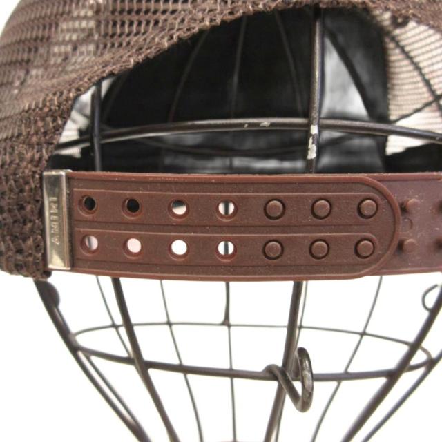 【中古】アミリ AMIRI 極美品 MA TRUCKER HAT エンブロイダリーロゴ キャップ メッシュ 茶 ブラウン メンズ_5