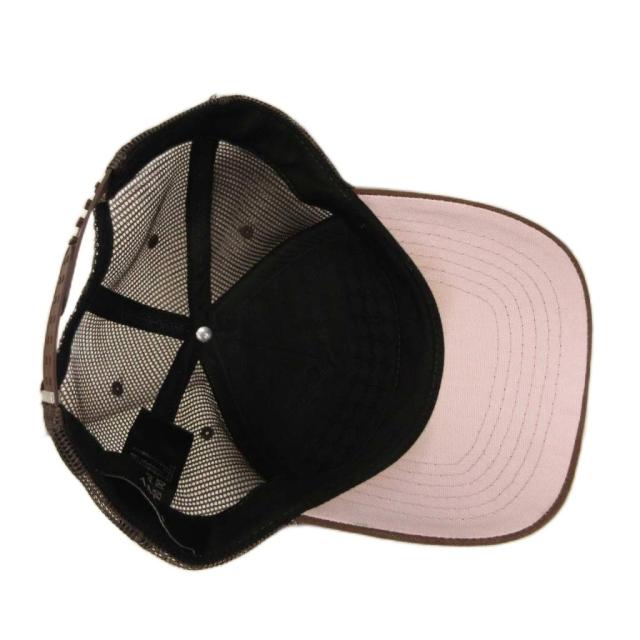 【中古】アミリ AMIRI 極美品 MA TRUCKER HAT エンブロイダリーロゴ キャップ メッシュ 茶 ブラウン メンズ_6