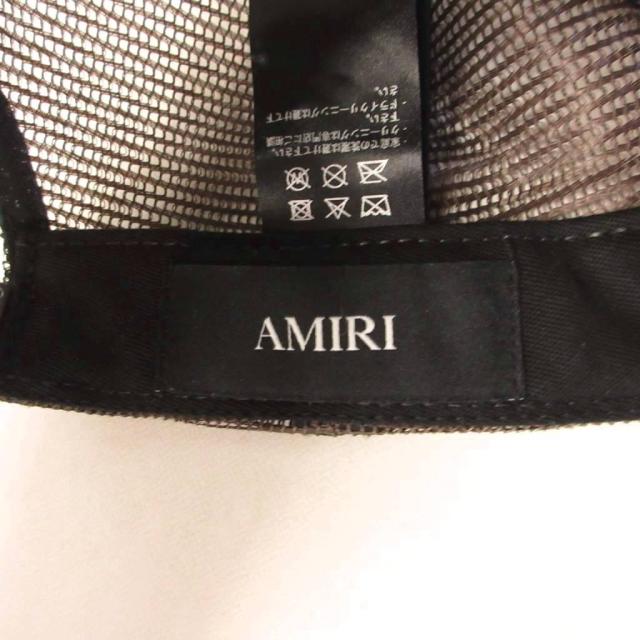 【中古】アミリ AMIRI 極美品 MA TRUCKER HAT エンブロイダリーロゴ キャップ メッシュ 茶 ブラウン メンズ_7