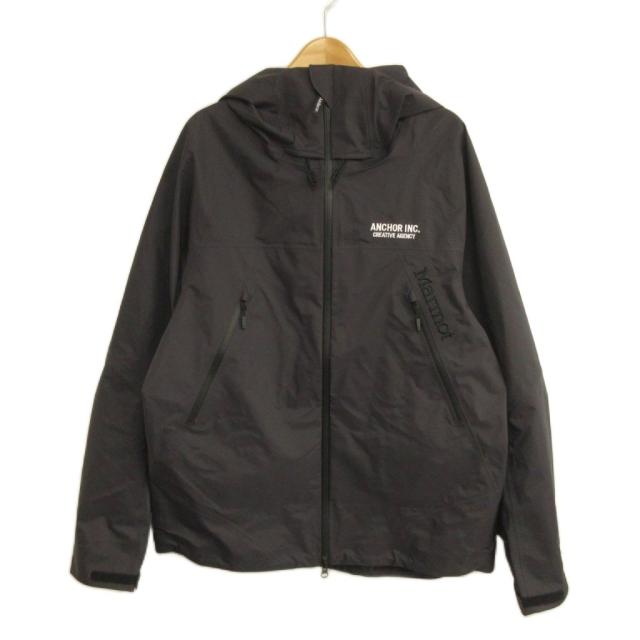 【中古】マーモット MARMOT × Mercedes Anchor Inc. 25AW 美品 ボールドロゴ GTXオーディンジャケット L ブラック