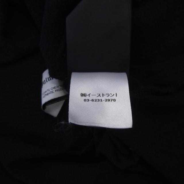【中古】パームエンジェルス PALM ANGELS ネックバックロゴプリント モックネックTシャツ 半袖 M 黒 ブラック_7