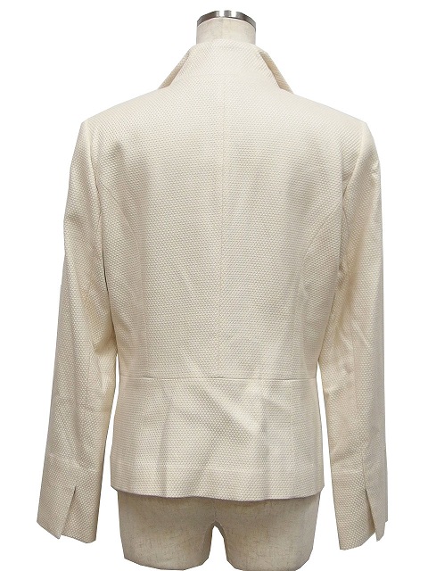 中古 未使用 Reflect タグ付 ジャケット テーラード フォーマル 長袖 袖スリット 折返し 無地 11 アイボリー C レディースの通販はau Pay マーケット ブランド古着のベクトル