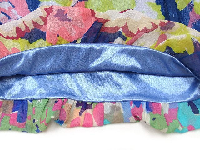 中古 マーキュリーデュオ チュニック ワンピース ミニ タンクトップ 切替 シフォン 楊柳 花柄 Uネック ブラック Kの通販はau Pay マーケット ブランド古着のベクトル