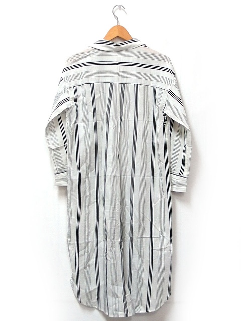 中古 イェッカヴェッカ Yecca Vecca ワンピース シャツ ストライプ プリント スリット F 白 黒 C レディースの通販はau Pay マーケット ブランド古着のベクトル