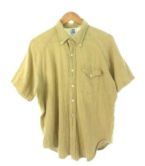 中古 ヴィンテージ Vintage 70 S ケニントン Kennington ボタンダウンシャツ 半袖 ベージュ Xl メンズの通販はau Pay マーケット ブランド古着のベクトル