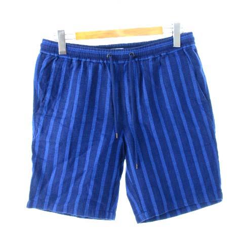 中古 ベイフロー Bayflow ハーフパンツ ストライプ ショートパンツ イージーパンツ ネイビー Size4 メンズの通販はau Pay マーケット ブランド古着のベクトル