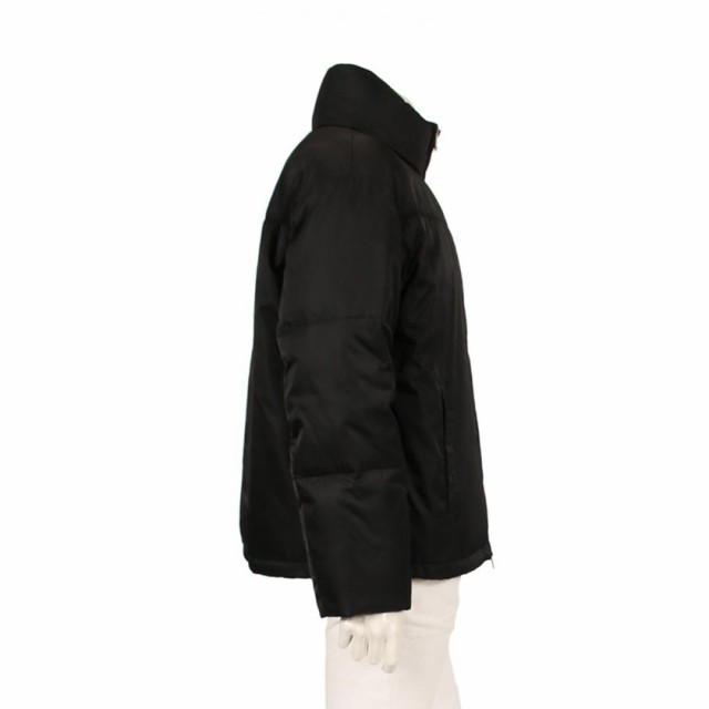 中古 プラダ Prada ダウンジャケット 黒 M アウター ワンポイント ナイロン Puffer Jacket With Contrast Lining 19aw メンズの通販はau Pay マーケット ブランド古着のベクトル