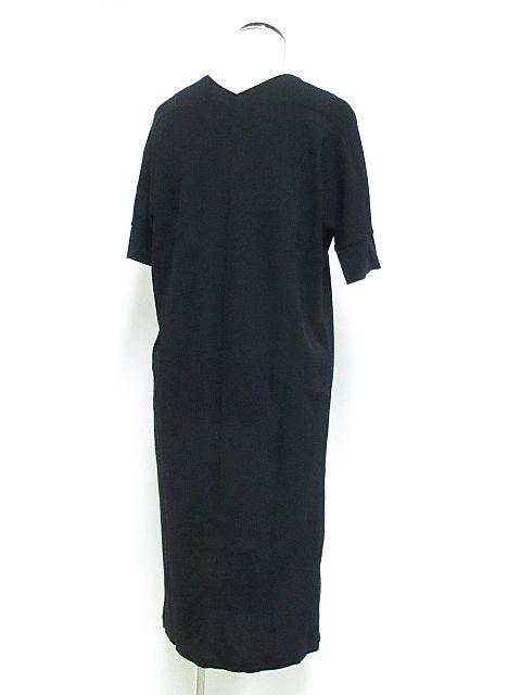 中古 レディラックルカ Lady Luck Luca ワンピース Vネック 五分袖 ひざ丈 コットン 黒 レディースの通販はau Pay マーケット ブランド古着のベクトル